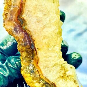 XL Agua Nueva Quartz Banded Agate Rough Nodule Laguna Mexico Rough Raw Crystal